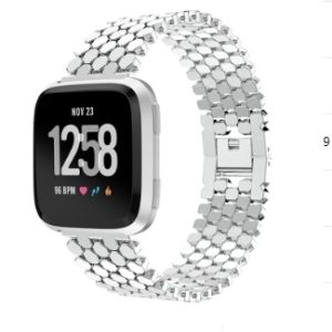 797857679152.jpg Compatible With, Watch3 Smart Watch Fish Scale Metal Stainless Steel Strap