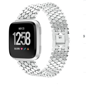 797857679152.jpg Compatible With, Watch3 Smart Watch Fish Scale Metal Stainless Steel Strap