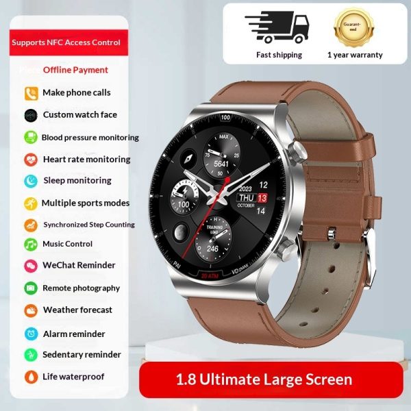 Smart Sports Watch With Bluetooth Calling Heart Rate And Blood Glucose Monitoringa Multifunctional Wrist Device