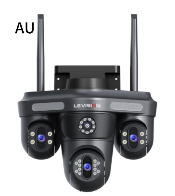 Three-screen APP-controlled Rotating 15 Million-pixel HD Camera