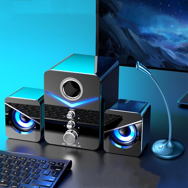 1612474548591.jpg Compatible With , Computer Audio Home Desktop Notebook Universal Small Speaker