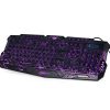 J10 tricolor backlight wired gaming keyboard set colorful luminous gaming mouse keyboard Russian keyboard