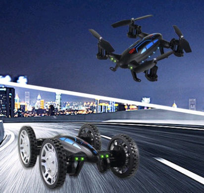 1713246684076.jpg OTRC FY602 Air-Road RC Drone Car 2 in 1 Flying Car 2.4G RC Quadcopter Drone 6-Axis 4CH Helicopter With HD Camera High Speed 4WD