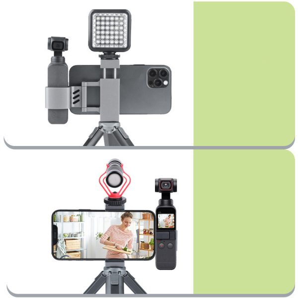 2c540ddf-0391-4086-a5ef-0f9e248892b8.jpg Action Camera Pocket Osmo Head Dual Cold Boots Expand Metal Phone Clip