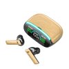 Wood Grain Wireless Sports In-ear Noise-canceling Low-latency Bluetooth Headphones
