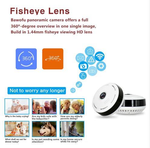 762015156544-2.jpg Cobell 960P Wifi IP Camera Home Security Wireless 360 Degree Panoramic CCTV Camera Night Vision Fish Eyes Lens VR Cam