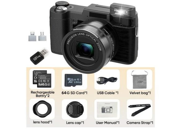f74bab45-f7ea-4498-a980-2efe6faee5c4.jpg English language Version Of A High definition Digital Camera With 5x Optical Zoom