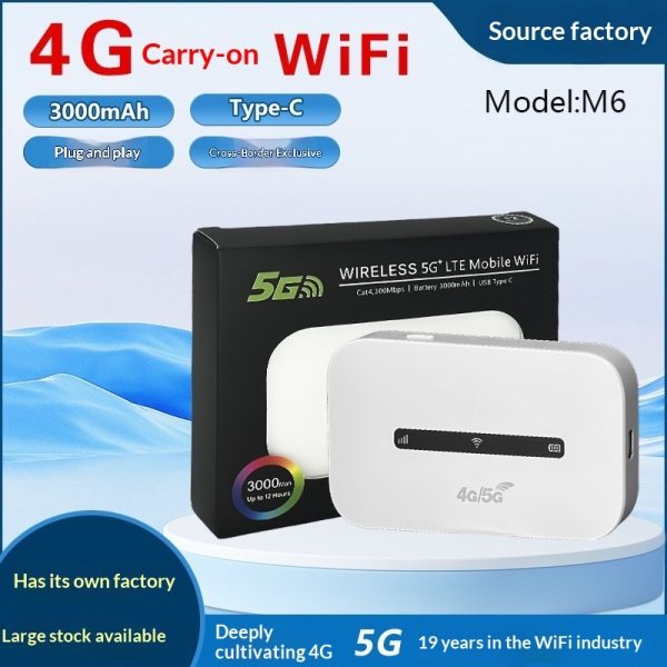 4G Router With SIM Card Slot, Wireless WiFi