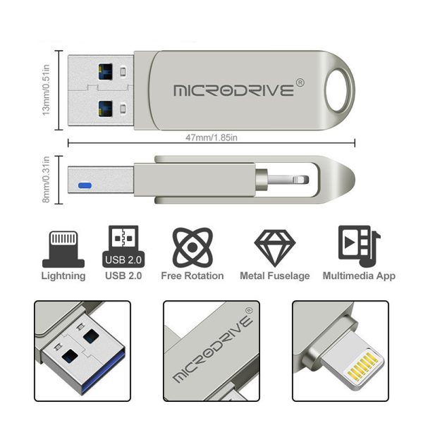 Home Phone Computer Fashion Minimalist USB Drive