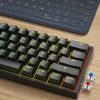 61-key Pluggable Mechanical Keyboard RGB Light Effect Computer Keyboard
