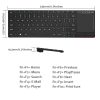 Rii K22BT Keyboard Wireless 24GHz Multimedia Keyboard GFSK