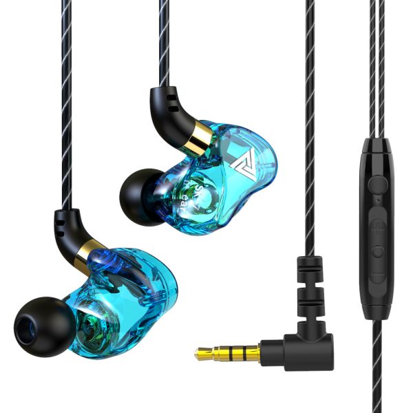 Qkz Tingsheng Sk7 In-Ear Stereo Wire-Controlled Monitor Mobile Phone Wired Headset Earplugs