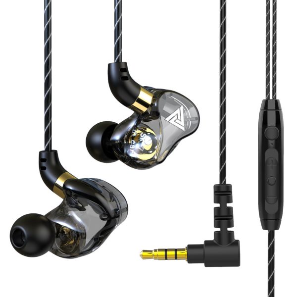 Qkz Tingsheng Sk7 In-Ear Stereo Wire-Controlled Monitor Mobile Phone Wired Headset Earplugs