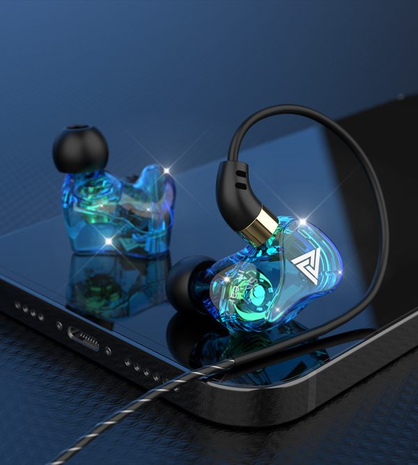 Qkz Tingsheng Sk7 In-Ear Stereo Wire-Controlled Monitor Mobile Phone Wired Headset Earplugs