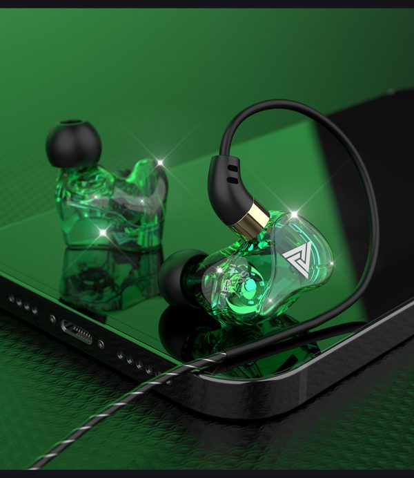 Qkz Tingsheng Sk7 In-Ear Stereo Wire-Controlled Monitor Mobile Phone Wired Headset Earplugs