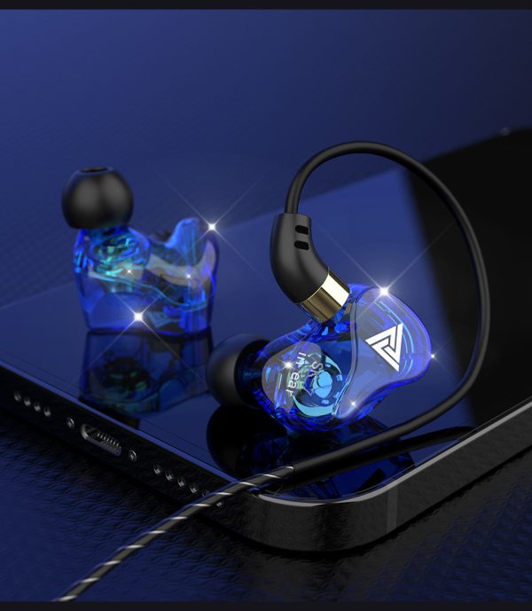 Qkz Tingsheng Sk7 In-Ear Stereo Wire-Controlled Monitor Mobile Phone Wired Headset Earplugs