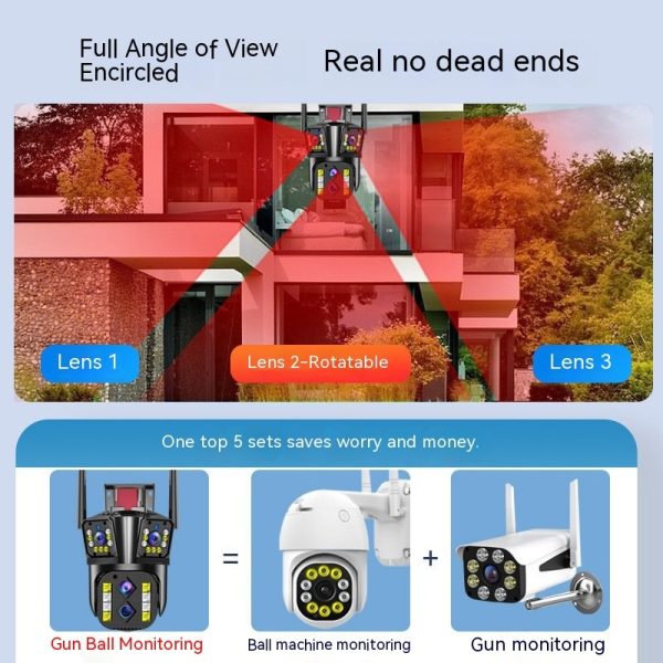 Outdoor Monitor HD Wifi Home Zoom