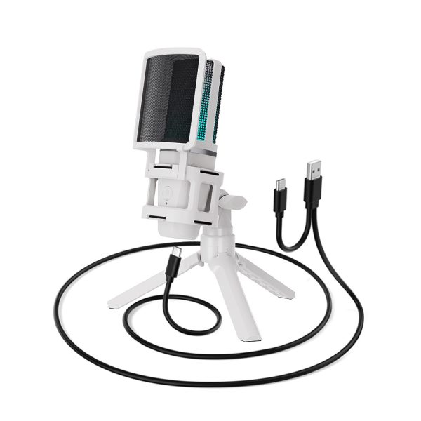 Desktop Microphone Game Recording Monitor Condenser Microphone
